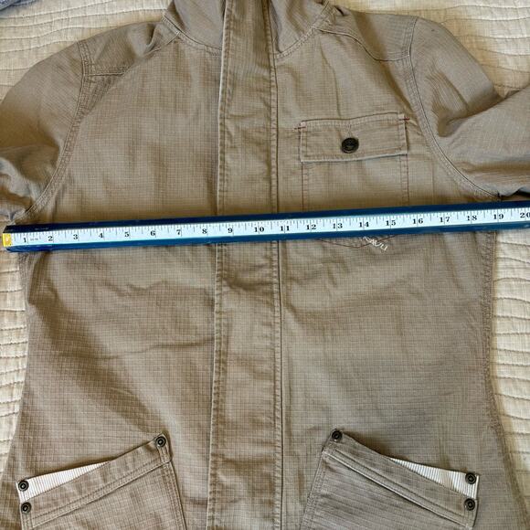 KAVU Beige Lightweight Cotton Jacket Women's S - Picture 8 of 10